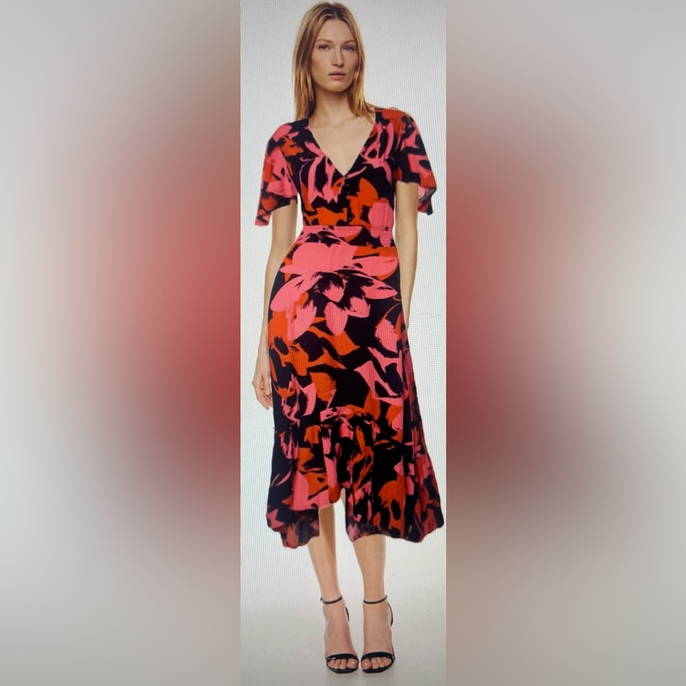 ANTHROPOLOGIE ABEL THE LABEL Clare Hi-Lo Dress Small